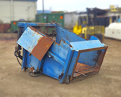 Heavy-Duty Industrial Wood Hog Bark Grinder with Hydraulic Feed Hopper