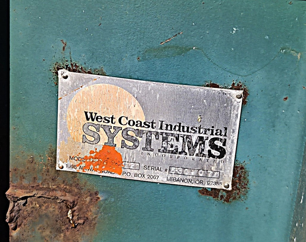 Used West Coast Industrial Systems 960-2-272 Belt Conveyor