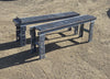 Pair of 5-Foot Gravity Roller Conveyors Adjustable Height & Tilt Legs
