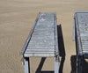 Pair of 5-Foot Gravity Roller Conveyors Adjustable Height & Tilt Legs