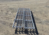Pair of 10' x 18" Skatewheel Conveyor Straight Sections