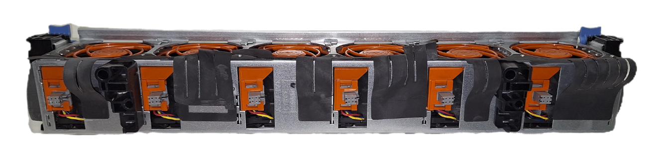 Dell PowerEdge Fan Cage Basket PN3W9 R2K4K With 6 Fans 0WCRWR