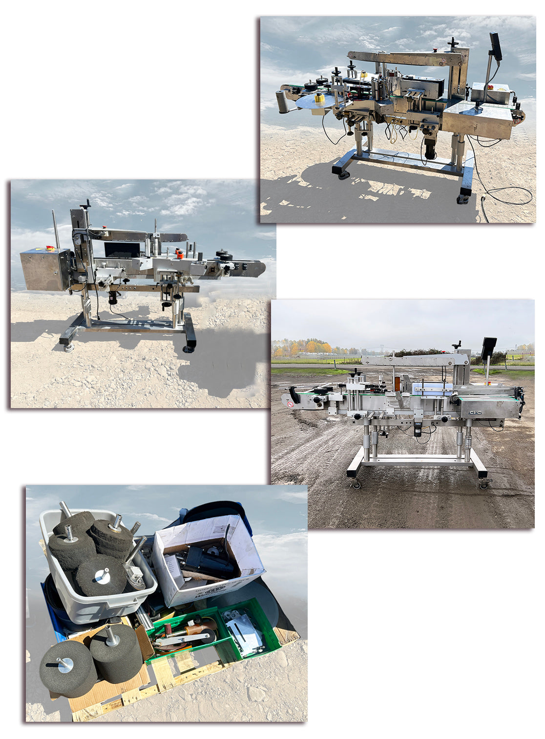 COMBO PACKAGE: CVC 400, CVC 400II, & CVC 430 Labeling Machines w/ Parts