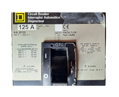 Square D KAL36125 Circuit Breaker