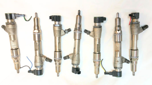 International 1875072C91 Diesel Fuel Injectors ~ Set of 7