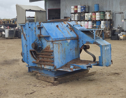 Heavy-Duty Industrial Wood Hog Bark Grinder with Hydraulic Feed Hopper