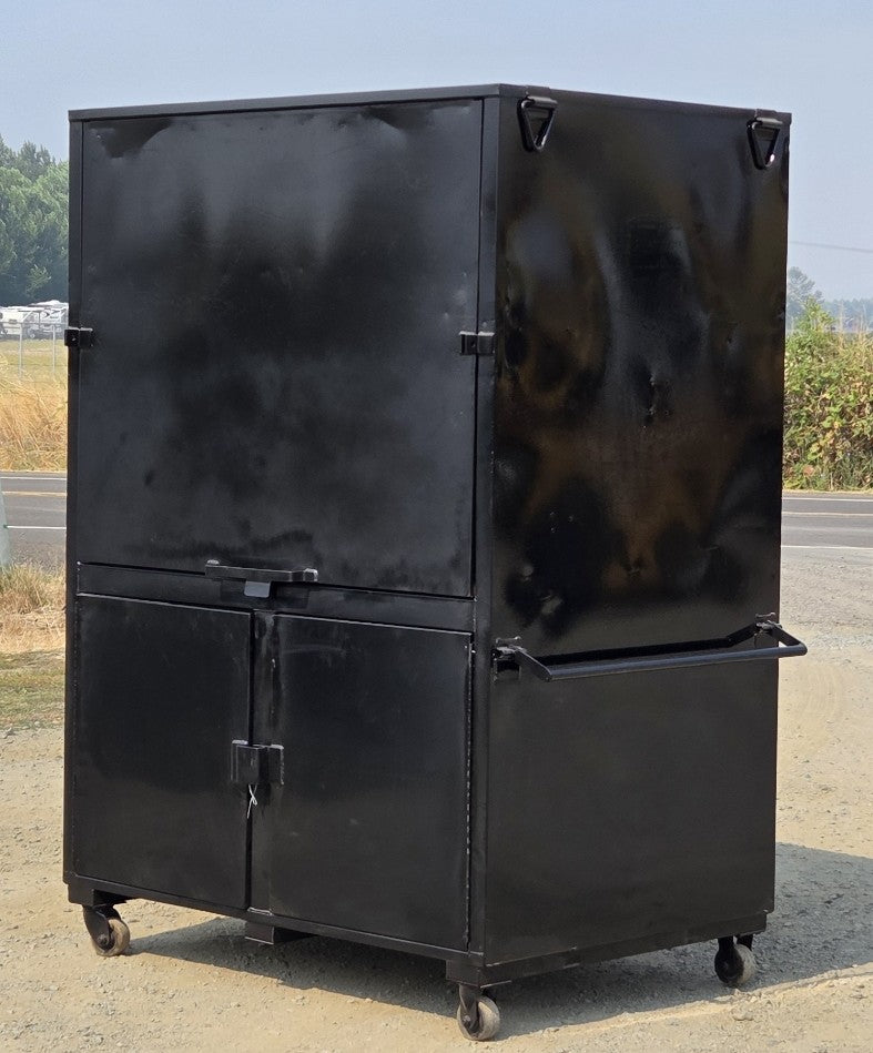 Knaack Heavy Duty Rolling Steel Jobsite Tool Box Cabinet With Outlets