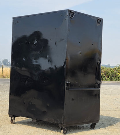 Knaack Heavy Duty Rolling Steel Jobsite Tool Box Cabinet With Outlets