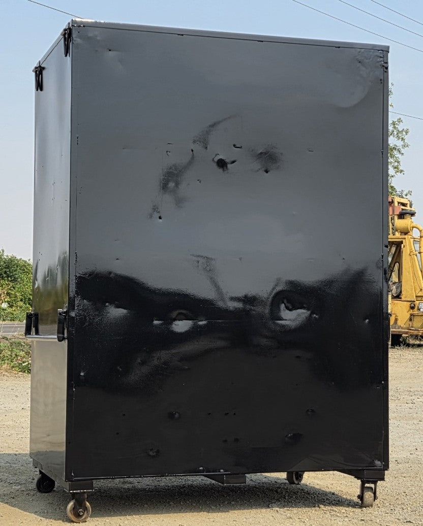 Knaack Heavy Duty Rolling Steel Jobsite Tool Box Cabinet With Outlets