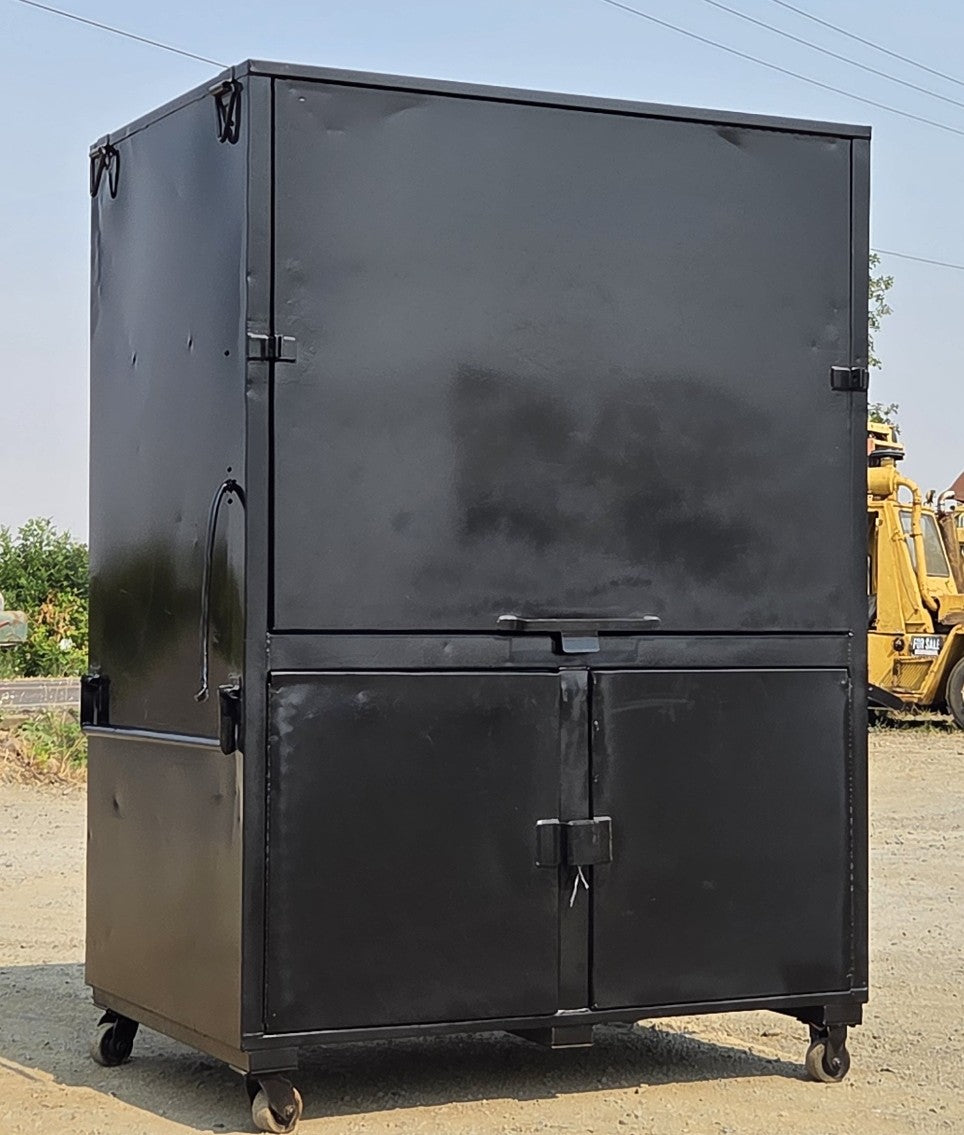 Knaack Heavy Duty Rolling Steel Jobsite Tool Box Cabinet With Outlets