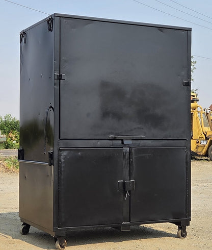 Knaack Heavy Duty Rolling Steel Jobsite Tool Box Cabinet With Outlets