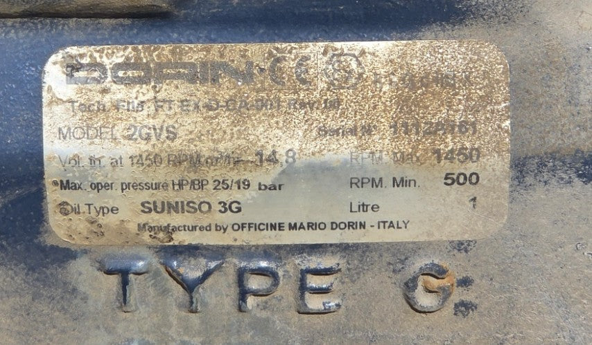 Dorin 2GVS 2-Cylinder Refrigeration Compressor