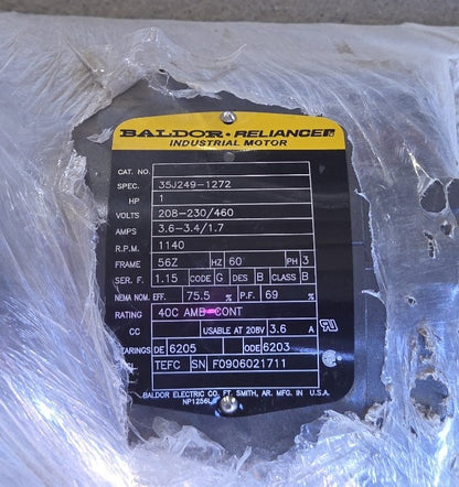 Baldor-Reliance 1HP Industrial Electric Motor