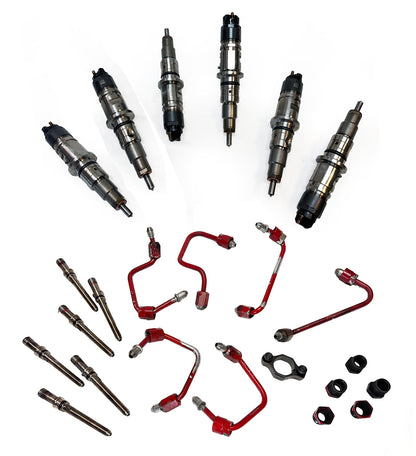 2012 Cummins OEM 6034-187 Diesel Fuel Injector Set – 6 Pack (With/Without Additional Parts)