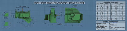 Precision Chipper Corp 66-11 Industrial Disc Wood Chipper 600 RPM