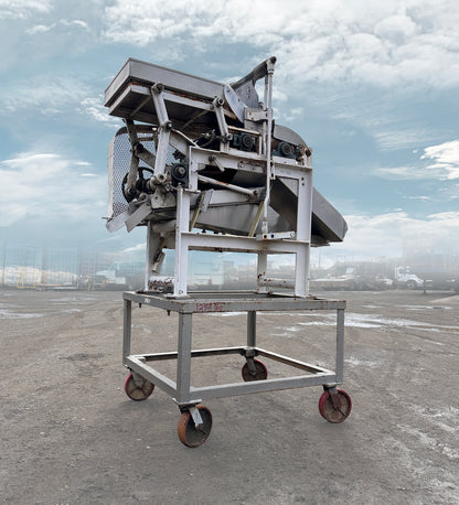 Elliott Mfg. Co. Vibrating Shaker / Dewatering Conveyor Chute