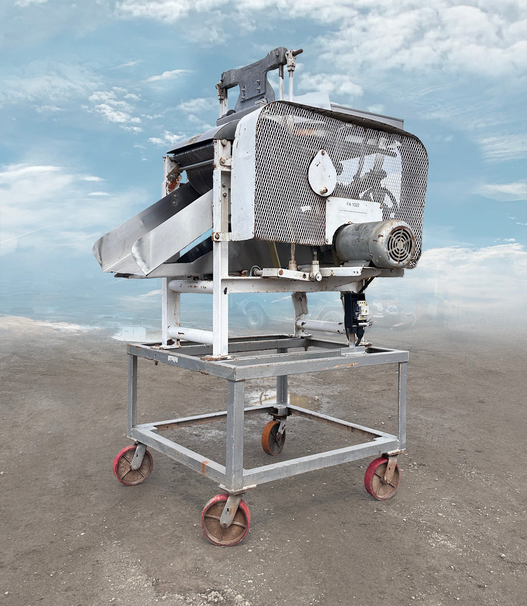 Elliott Mfg. Co. Vibrating Shaker / Dewatering Conveyor Chute