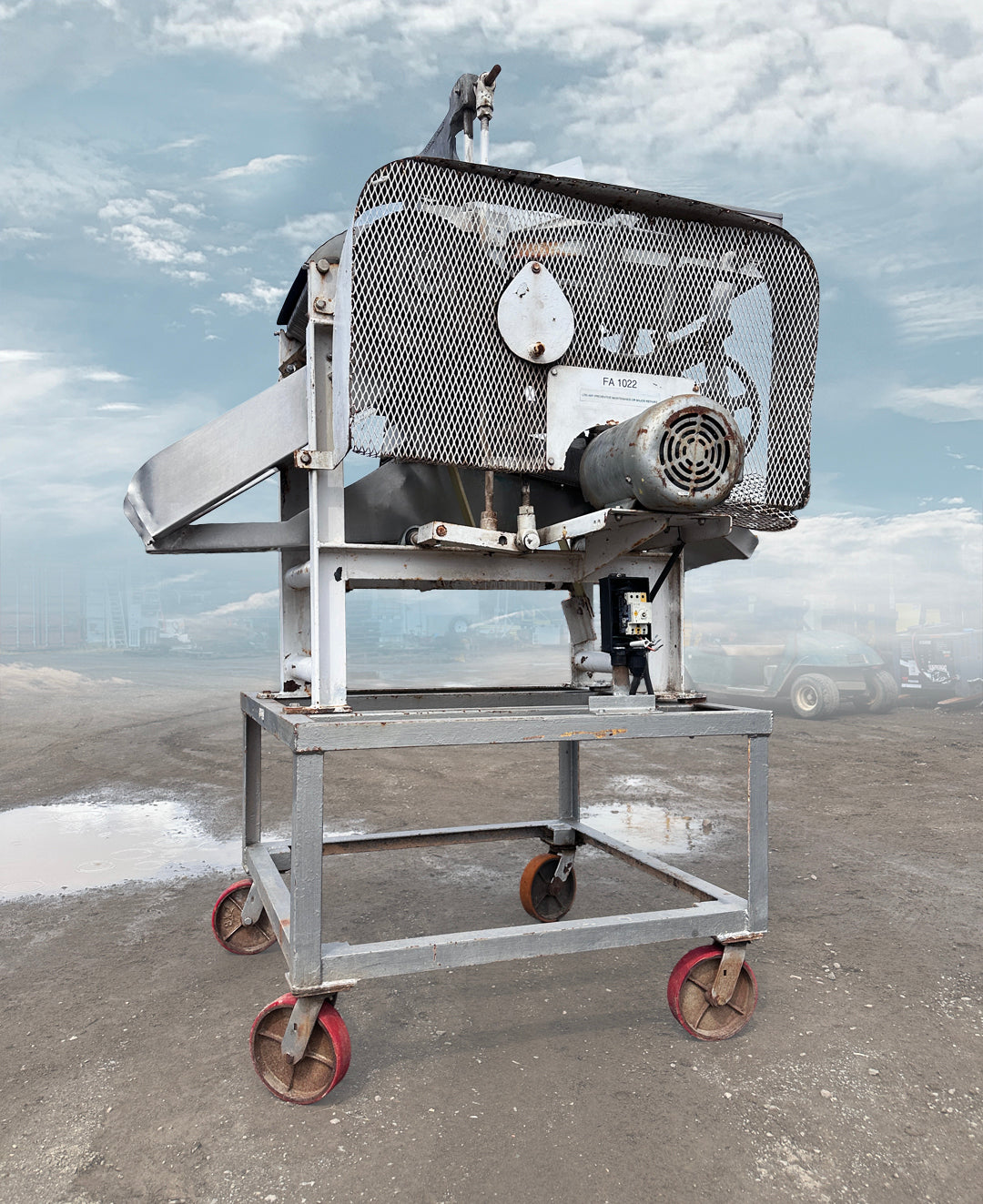 Elliott Mfg. Co. Vibrating Shaker / Dewatering Conveyor Chute