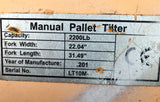 Manual Pallet Tilter / Jack
