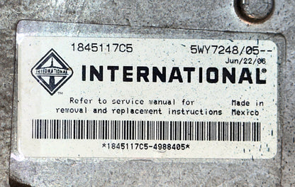 International 1845117C5 Fuel Injector Control Module / FICM / FICU