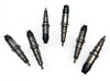 (6x) 2012 OEM Cummins 6034-187 Diesel Fuel Injectors ~ w/ fittings