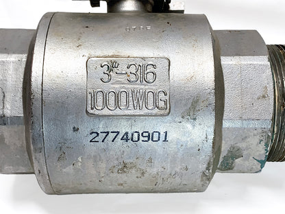 Stainless Steel 3" - 316 1000 WOG Ball Valve