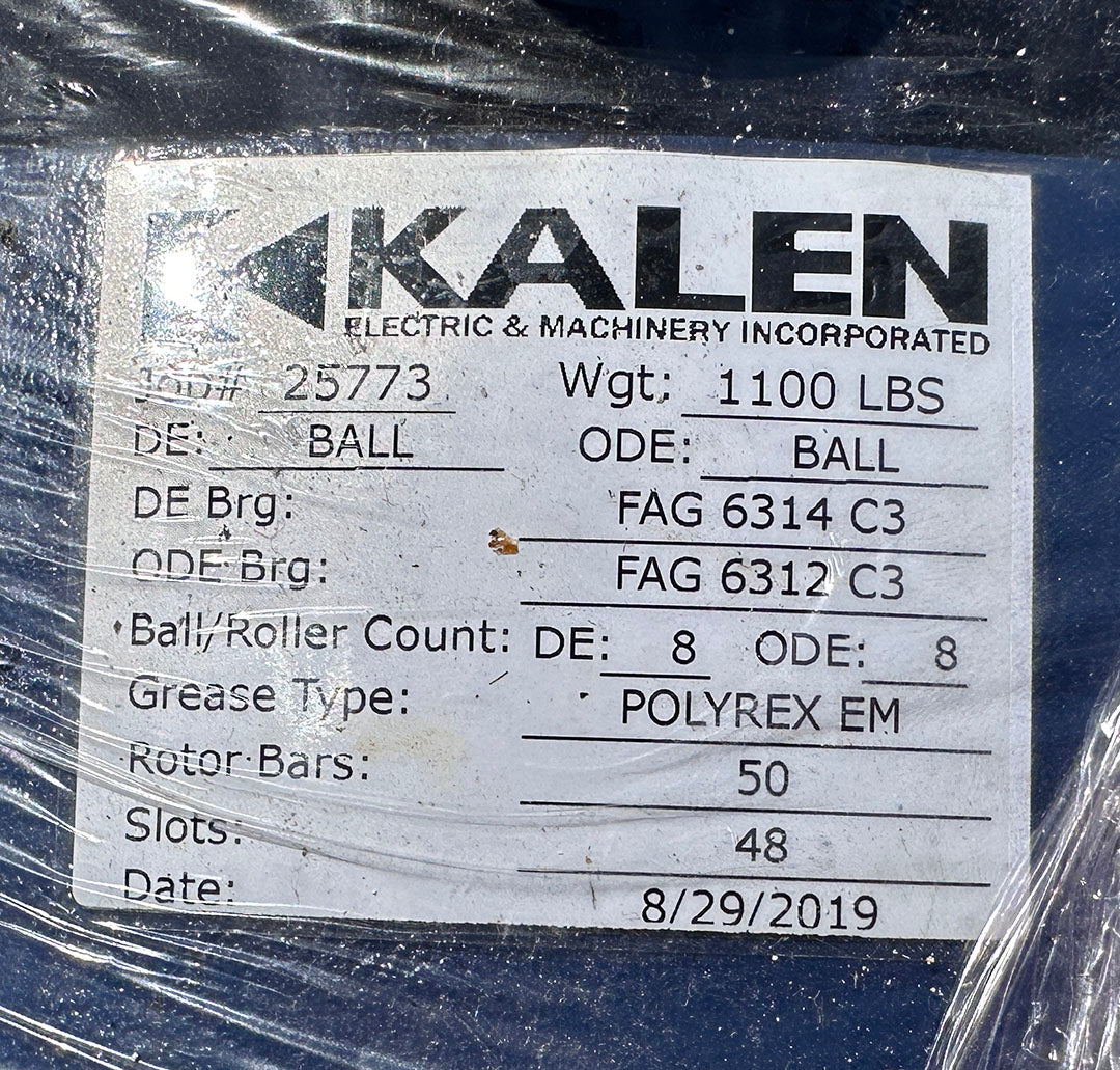 NEW ~ Marathon 365TTF  75HP Motor