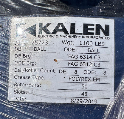 NEW ~ Marathon 365TTF  75HP Motor