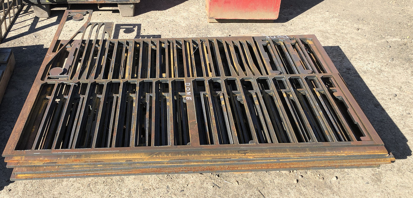 Fire-cut Steel Skeletons/Grating  |  85¢ / lb  |  Multiple Sizes Available - THESE ARE *NOT SOLD OUT*