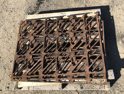 Fire-cut Steel Skeletons/Grating  |  85¢ / lb  |  Multiple Sizes Available - THESE ARE *NOT SOLD OUT*