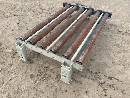 Motorized 6-Roll Conveyor w/ Adjustable Legs