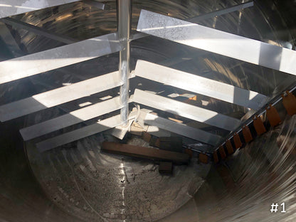 LEE Industries 1500-Gallon Vertical Jacketed Stainless Steel Mixing Tanks