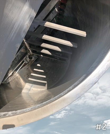 LEE Industries 1500-Gallon Vertical Jacketed Stainless Steel Mixing Tanks