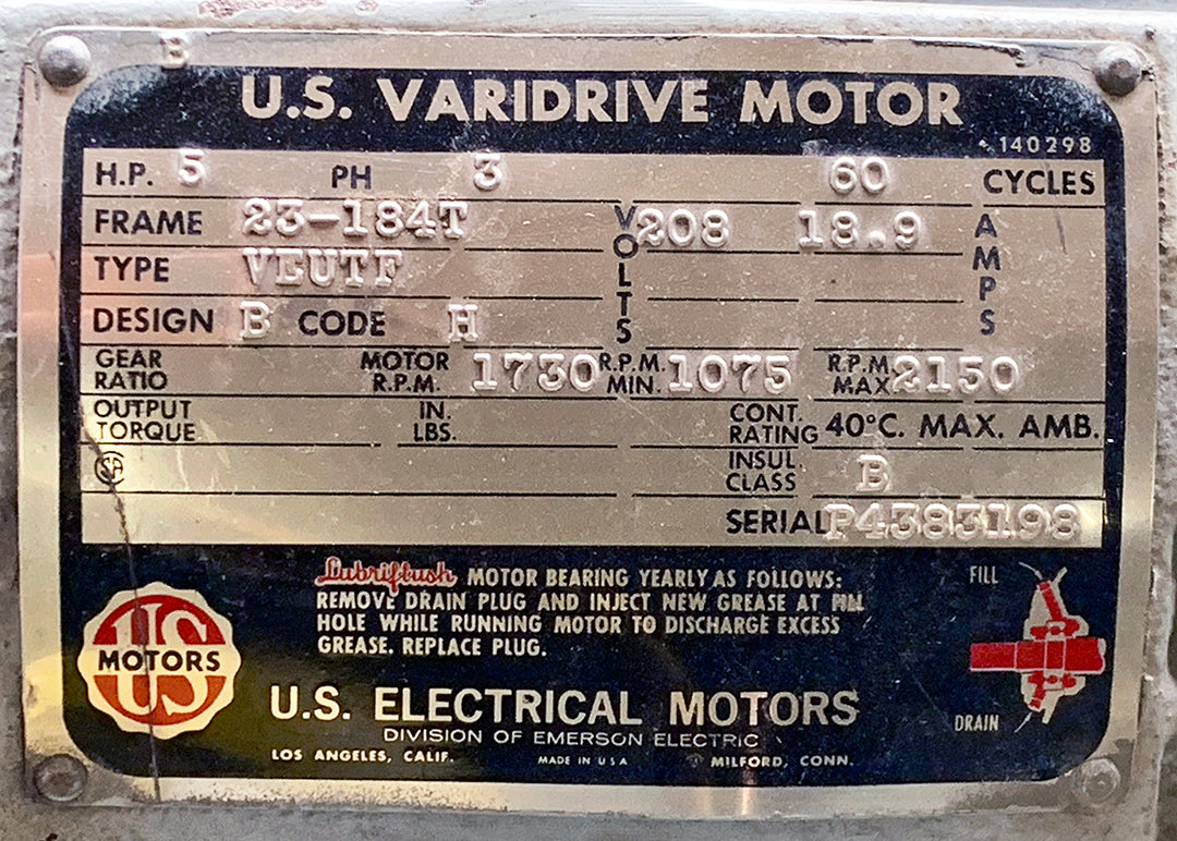 KATO 60HZ to 50HZ 3-Phase Motor-Generator