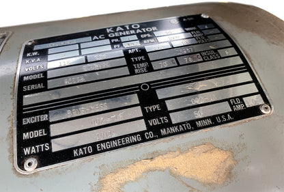 KATO 60HZ to 50HZ 3-Phase Motor-Generator