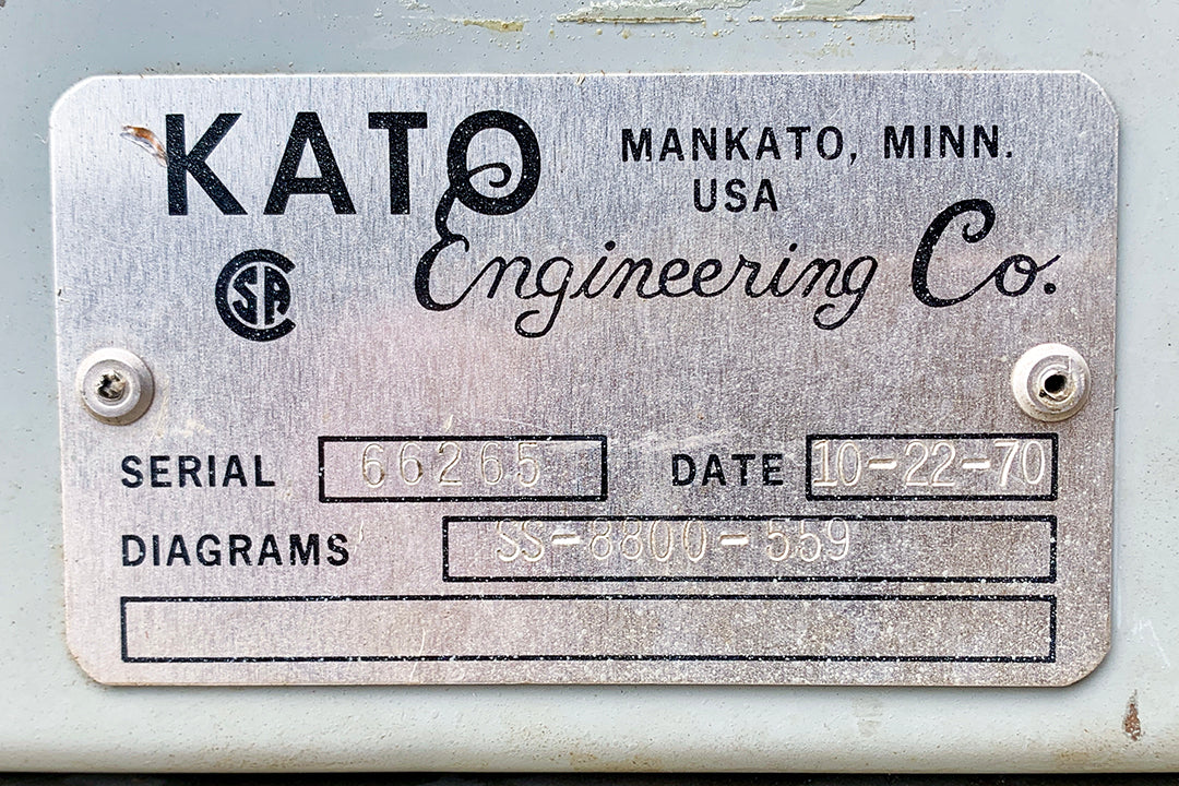 KATO 60HZ to 50HZ 3-Phase Motor-Generator