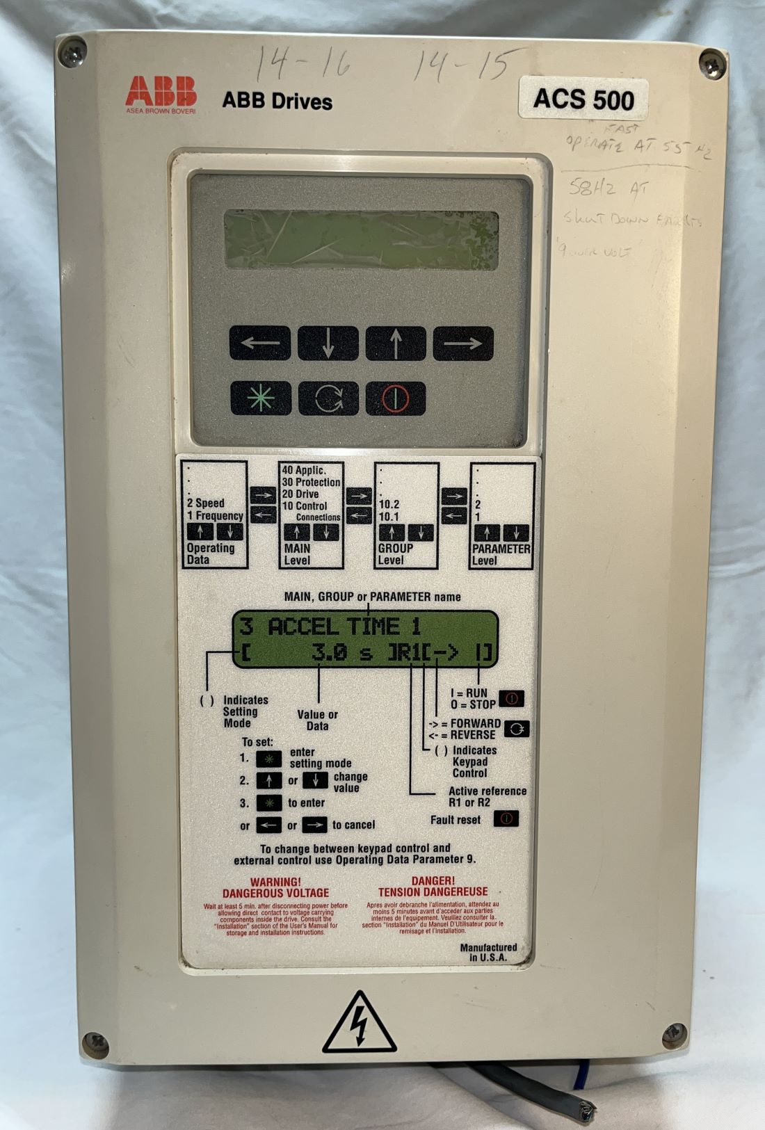 ABB ACS501-003-4-00P21 Drive