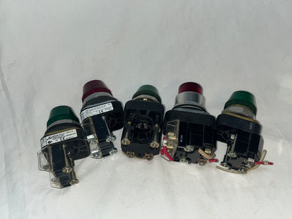 (5) Allen-Bradley Pilot Lights