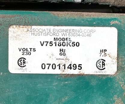 Rol-Air V75180K50 7.5 HP Air Compressor