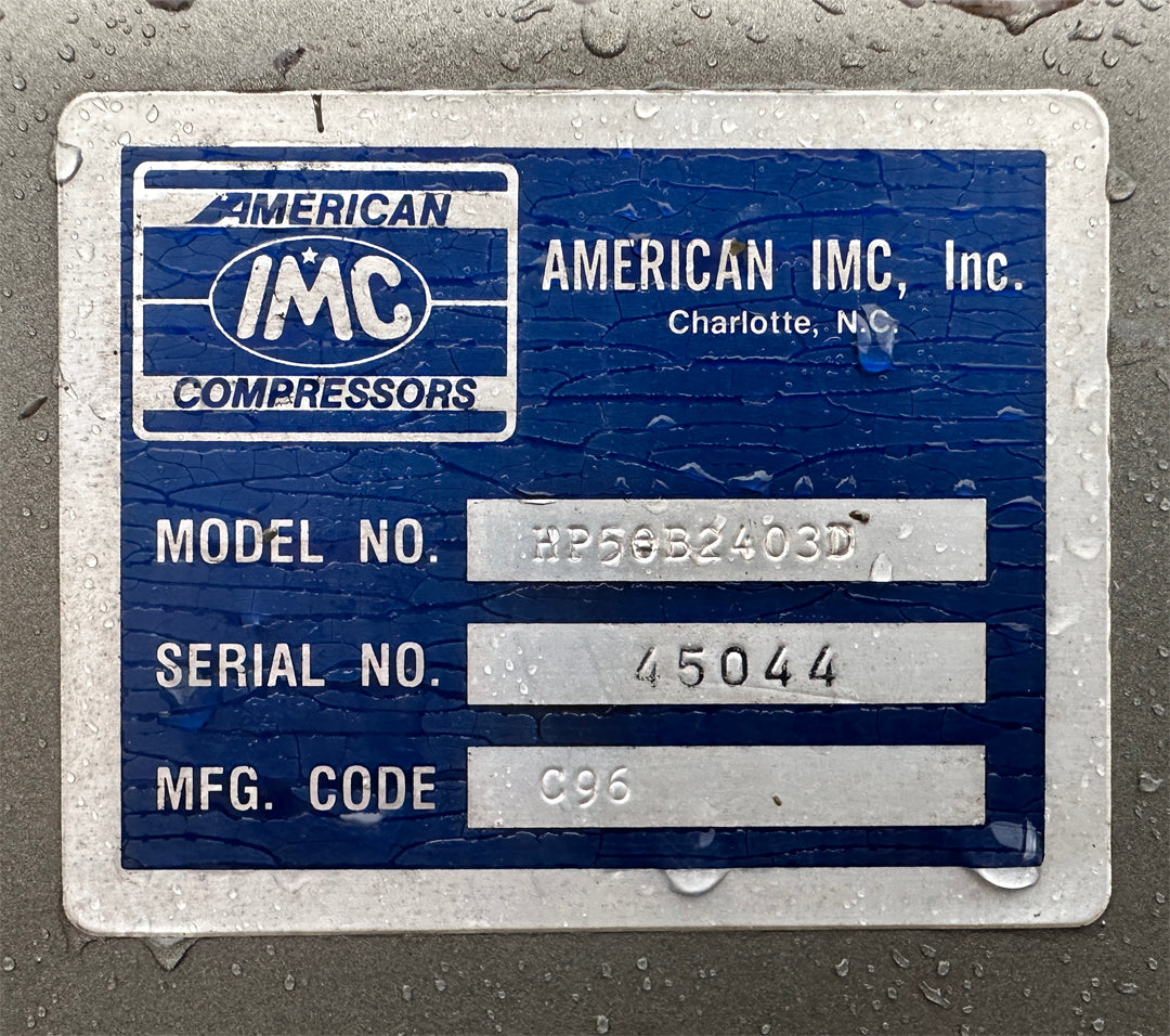 American IMC Dual-Motor Air Compressor