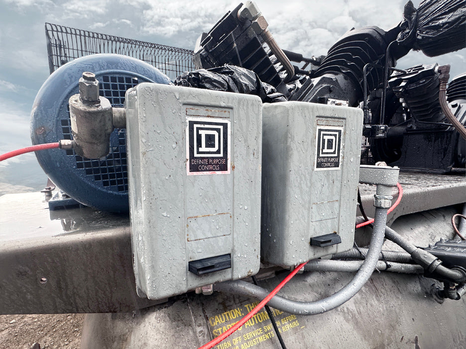 American IMC Dual-Motor Air Compressor