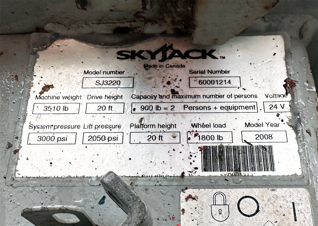 Skyjack SJ3220 Scissor Lift