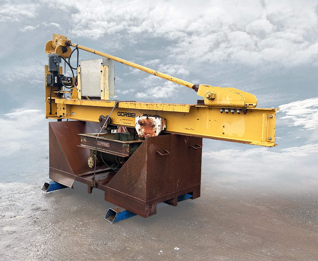 Gorbel 5 Ton Crane w/ Coffing 8000 lb Hoist