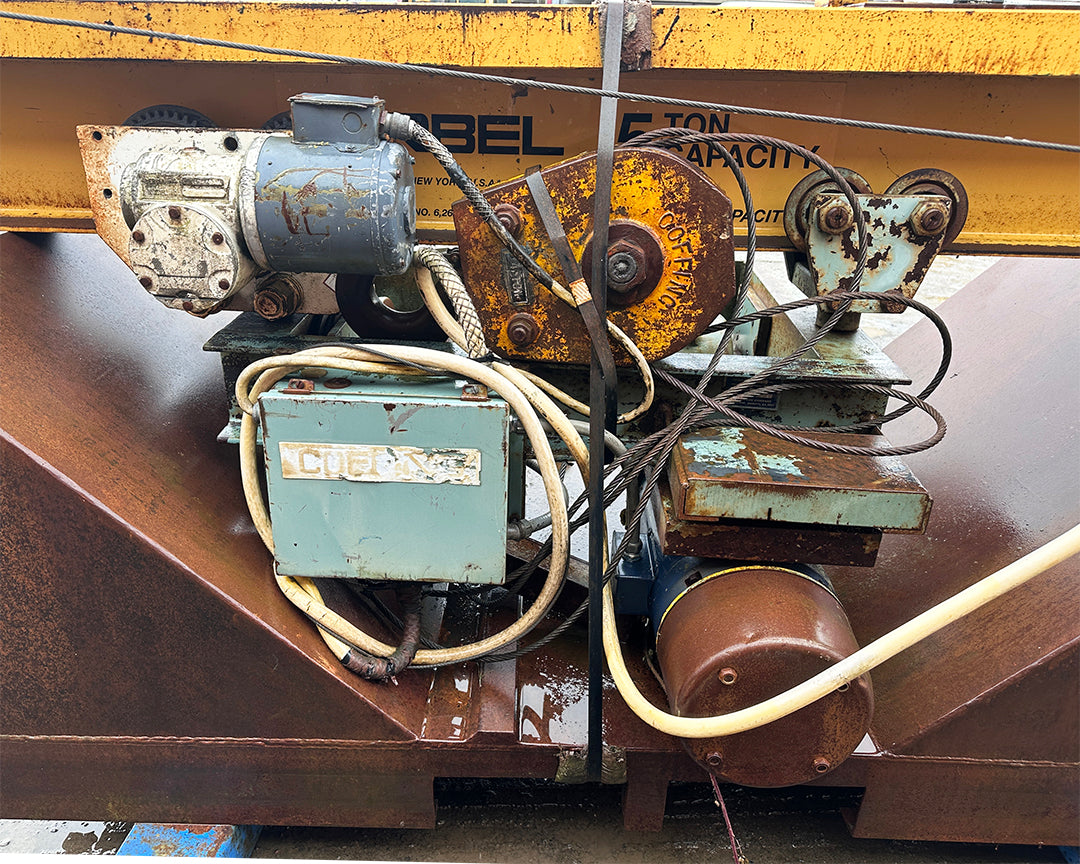 Gorbel 5 Ton Crane w/ Coffing 8000 lb Hoist