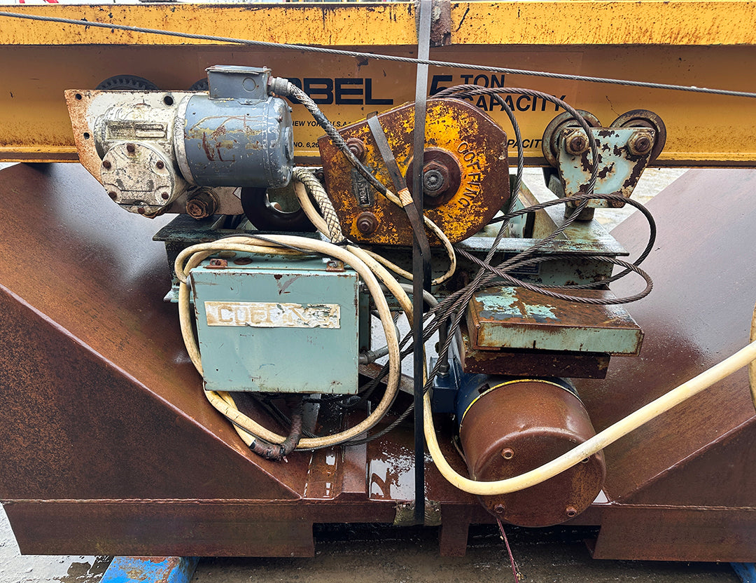 Gorbel 5 Ton Crane w/ Coffing 8000 lb Hoist