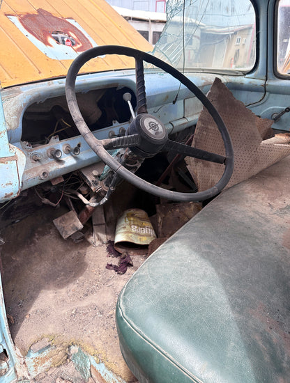 Vintage 1957 Ford T750 "Big Job" Truck Cab w/ PTO