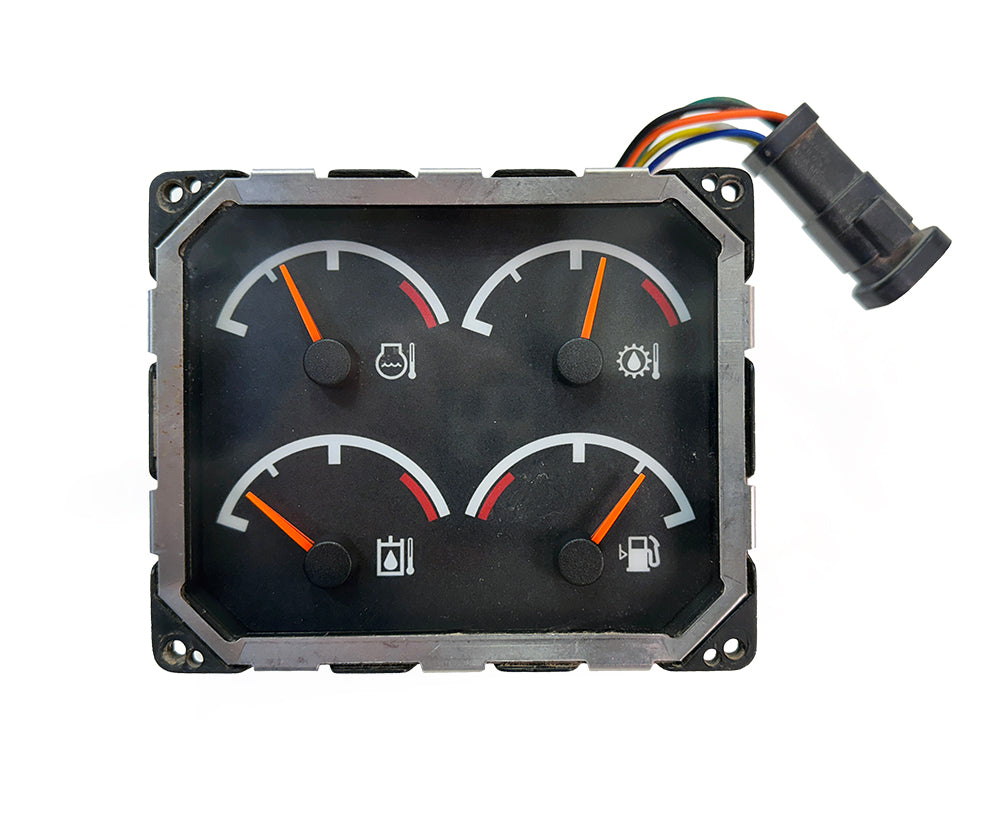 New/Old Stock ~ OEM Caterpillar 166-6928-01 Quad Gauge Module