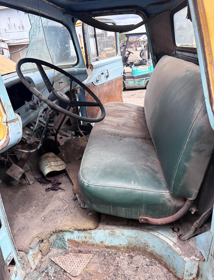 Vintage 1957 Ford T750 "Big Job" Truck Cab w/ PTO