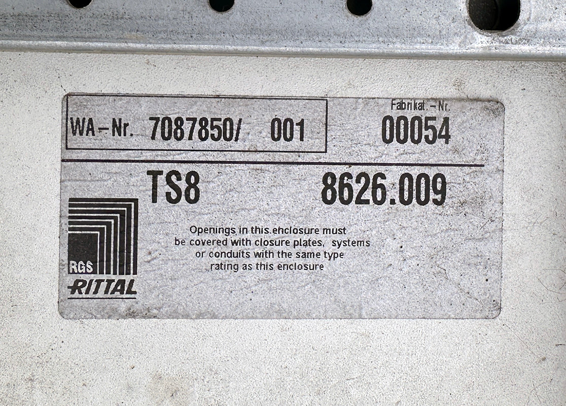 Allen-Bradley PowerFlex 700S VFD in Rittal TS8 Cabinet (Untested / for Parts)