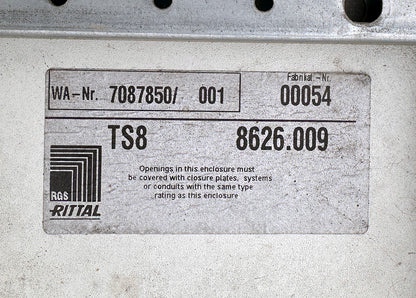 Allen-Bradley PowerFlex 700S VFD in Rittal TS8 Cabinet (Untested / for Parts)